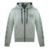 Off White Diag Indus Drip Logo Grey Zip Up Hoodie OMBE001E19E30004 0791 XXS